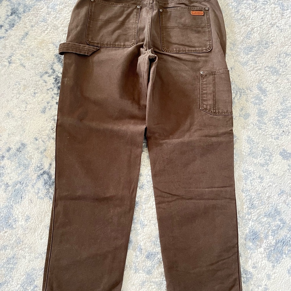 Sorel Men's Dark Brown Cargo Work Pants